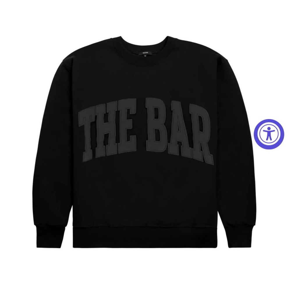 NWT The Bar Varisty Sweatshirt